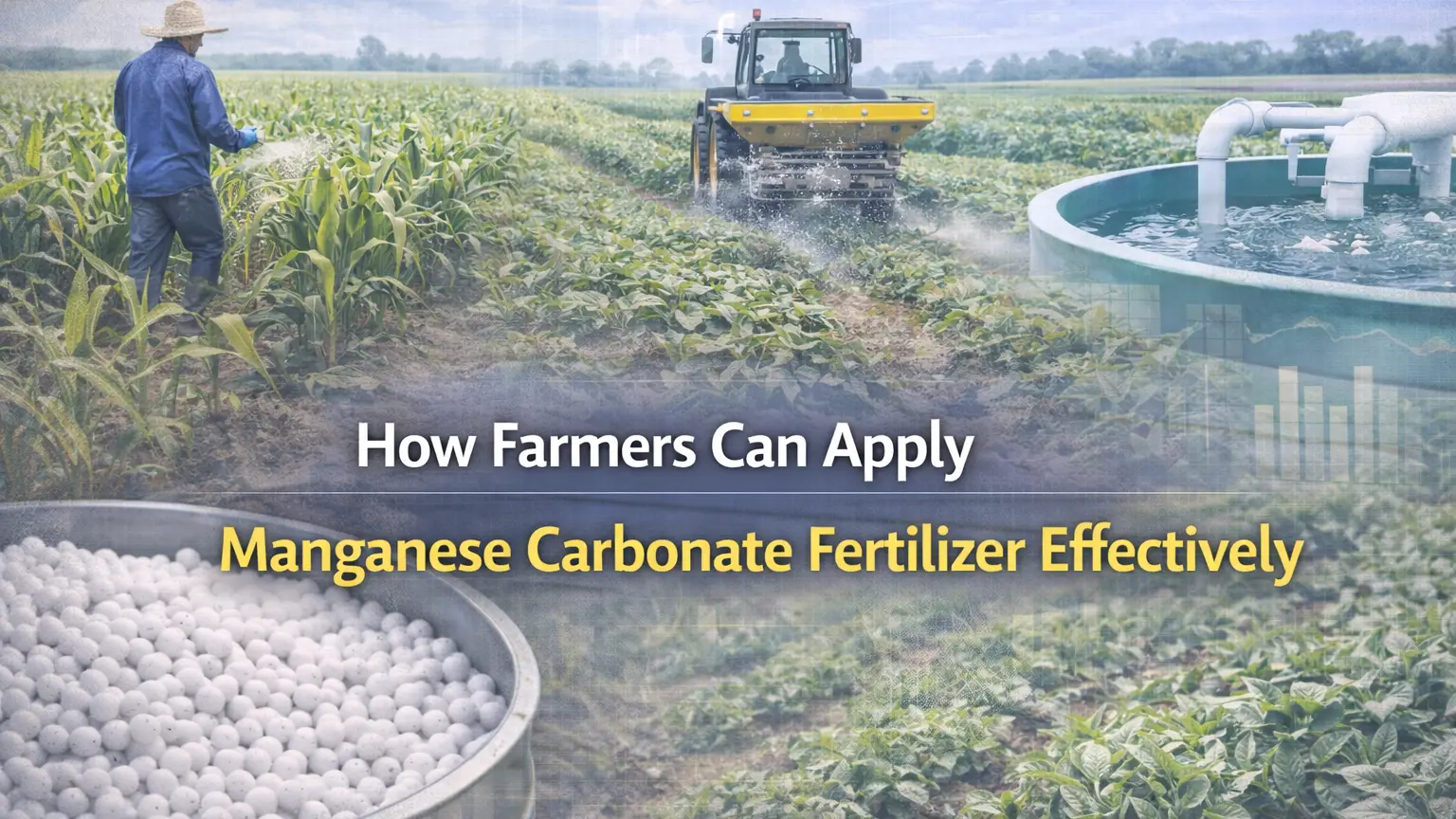 How Farmers Can Apply Manganese Carbonate Fertilizer Effectively