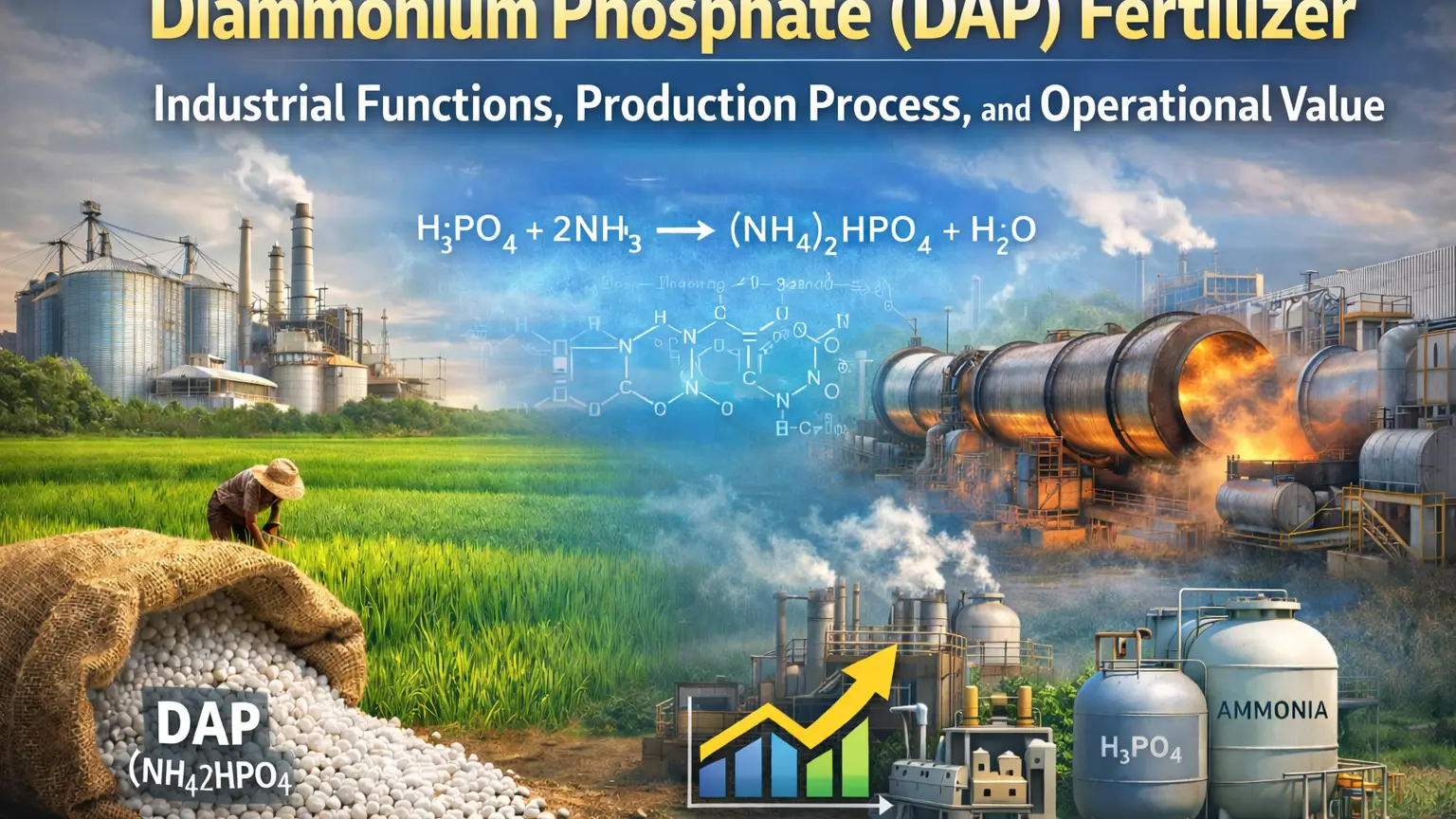 磷酸二铵 (DAP) 肥料:工业功能、生产过程和运营价值