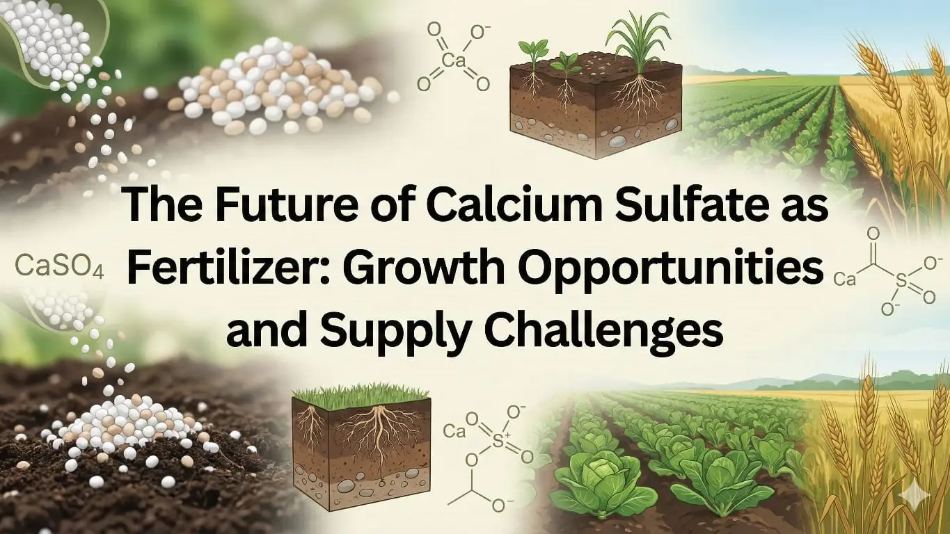 The Future of Calcium Sulfate as Fertilizer: Growth Opportunities and Supply Challenges