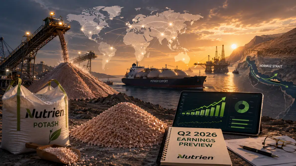 钾肥:Nutrien 2026年第二季度收益预览——霍尔木兹危机的最大受益者
